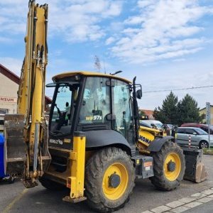 foto Komatsu WB97 S8 traktobagr rypadlo nakladač