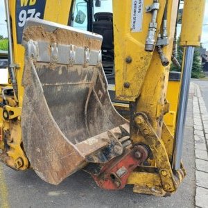 foto Komatsu WB97 S8 traktobagr rypadlo nakladač